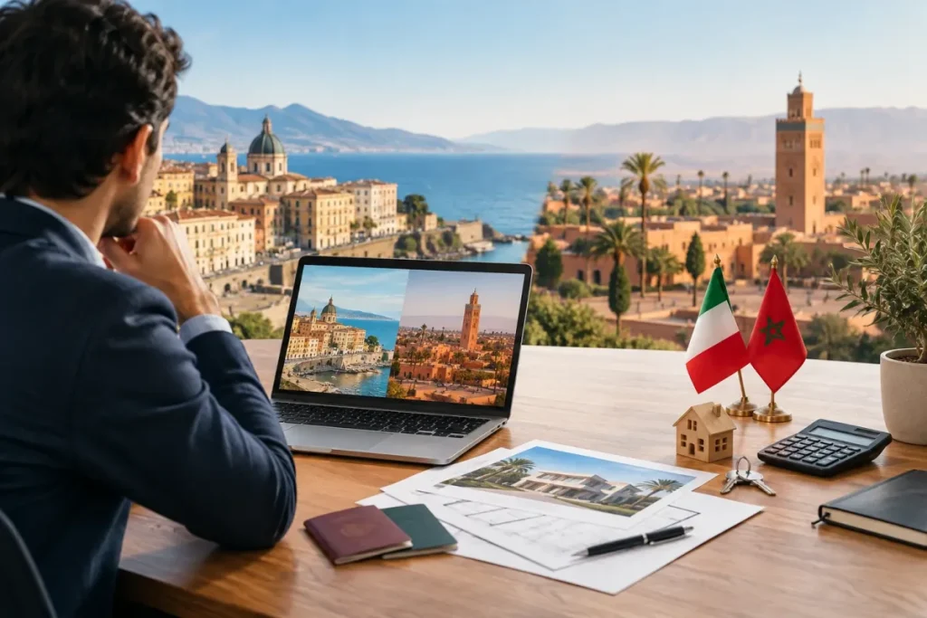 Achat d’un bien immobilier au Maroc depuis l’Italie