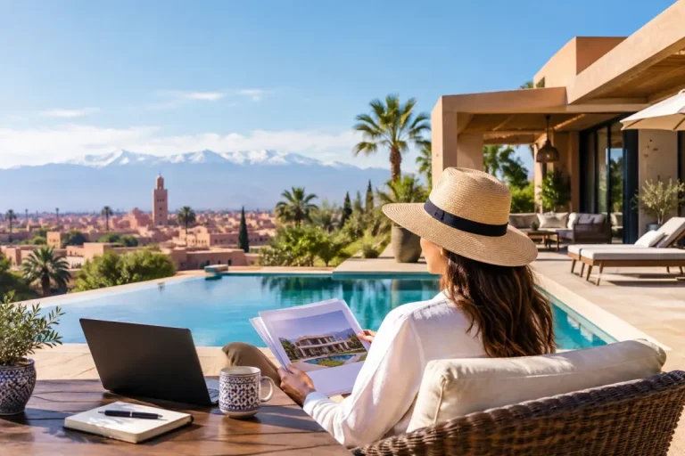Villa à vendre au Maroc présentée dans une annonce immobilière