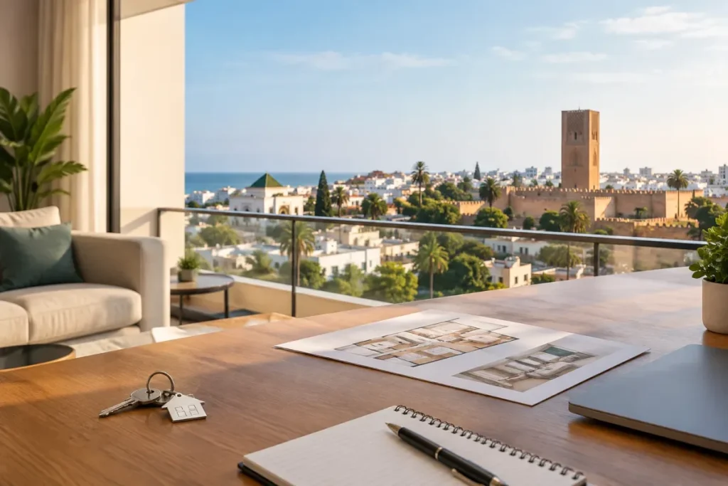Appartement moderne à louer dans un quartier de Rabat