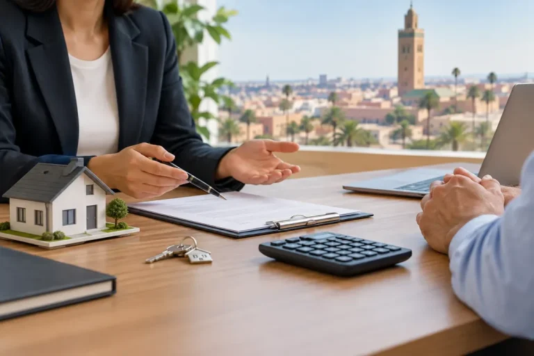 Calcul de la commission d’agence immobilière au Maroc pour une vente ou une location