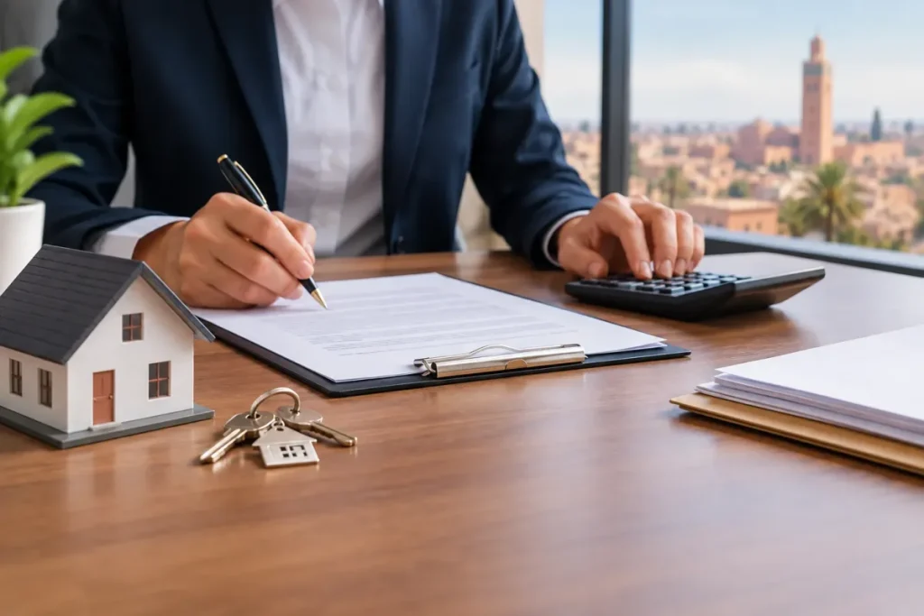 Calcul indicatif des frais de notaire au Maroc pour un achat immobilier
