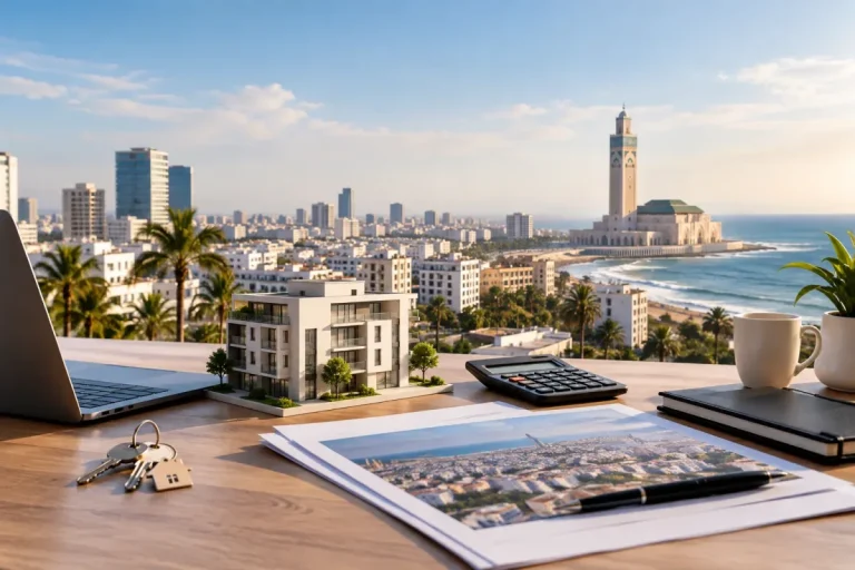 Immeubles résidentiels à Casablanca, au Maroc