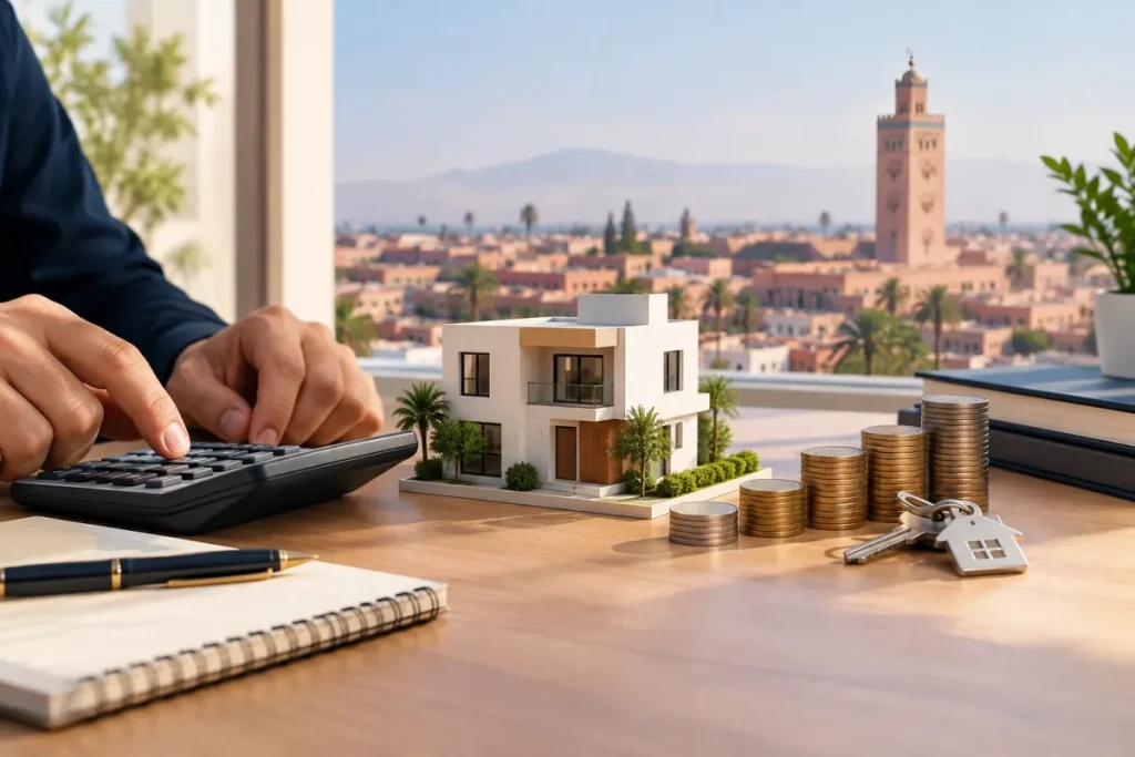 Simulation du salaire requis pour un prêt immobilier de 1 million de DH au Maroc
