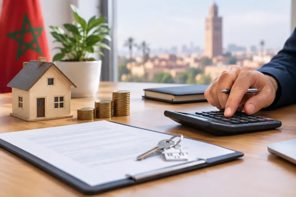 Décompte bancaire pour le remboursement anticipé d’un crédit immobilier au Maroc