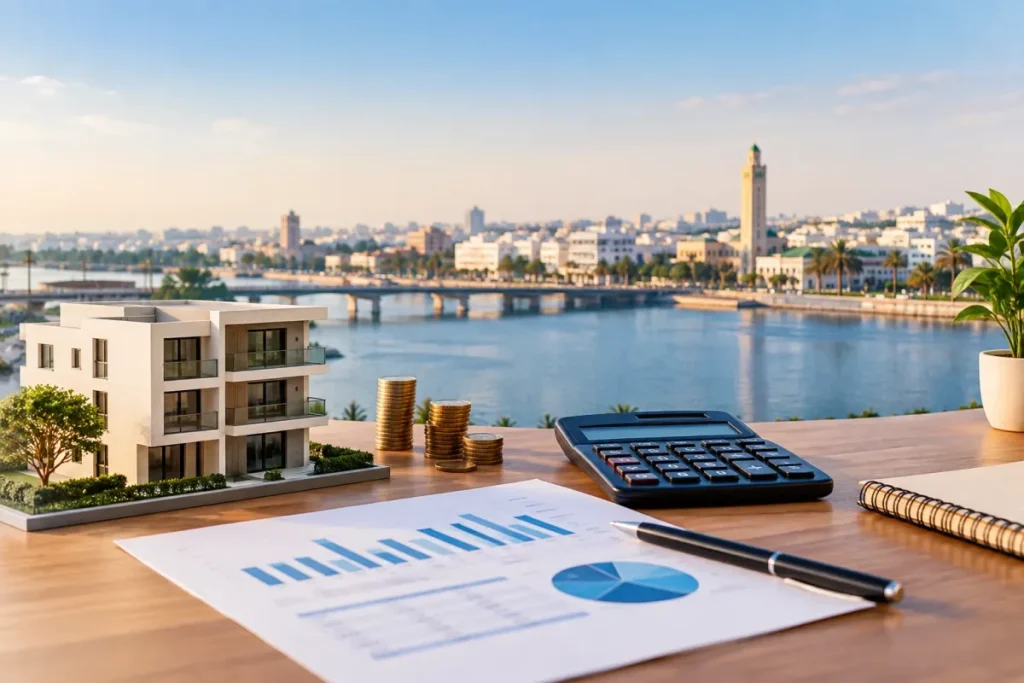 Calcul du rendement locatif d’un appartement à Kénitra
