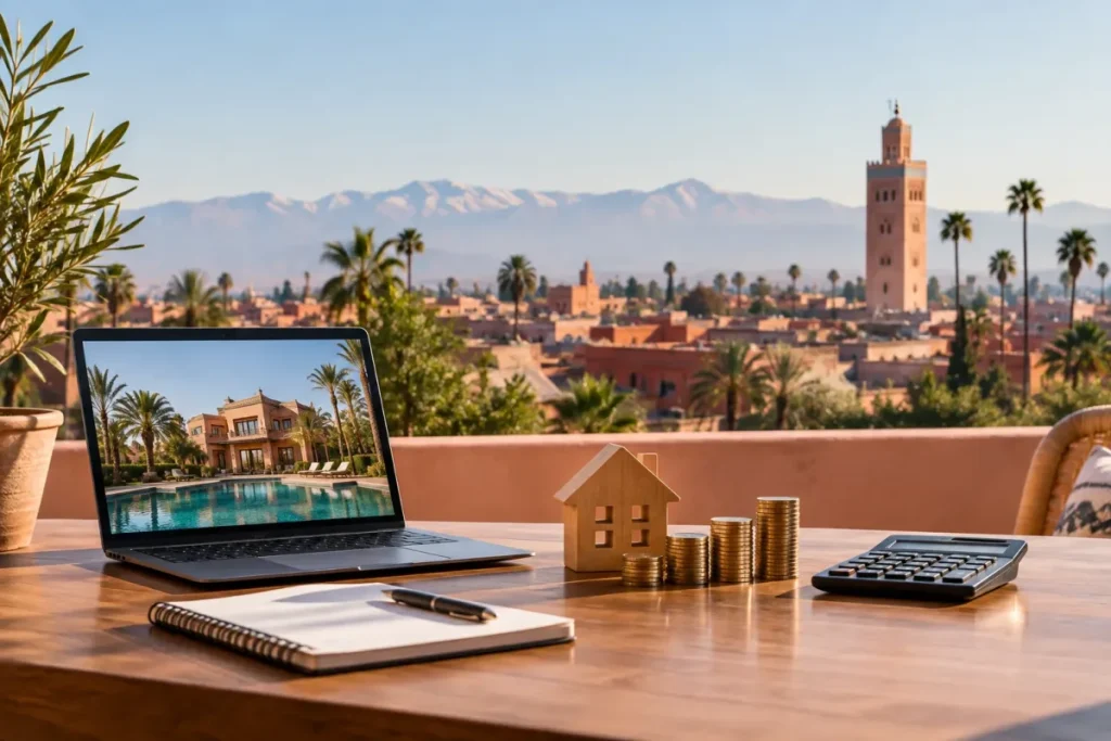 Calcul du rendement locatif d’un bien immobilier à Marrakech