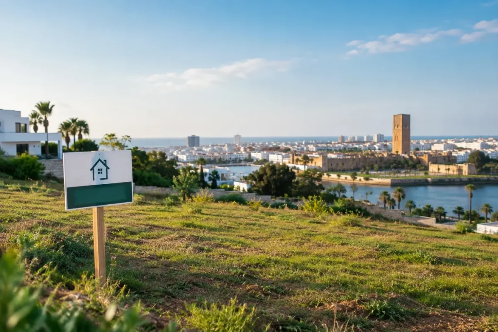 Terrain à vendre à Rabat avec repères de prix au m² par quartier
