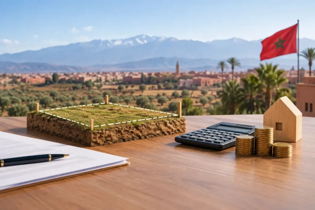 Vente d’un terrain au Maroc et calcul des impôts