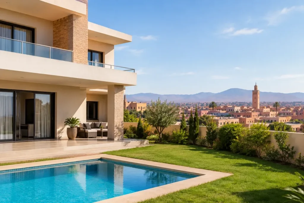 Villa à louer à Oujda dans un quartier résidentiel