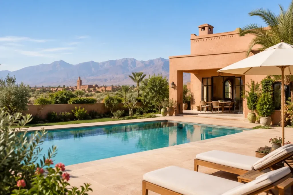 Villa avec piscine à louer à Agafay, près de Taroudant